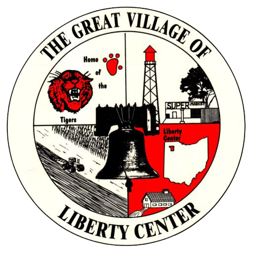 Image of the Village of Liberty Center logo. Links to the front page.